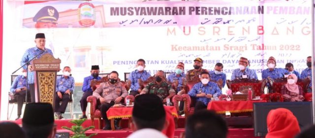 Musrenbang Kecamatan Sragi, Pemkab Lamsel Kucurkan Anggaran Rp18 Miliar