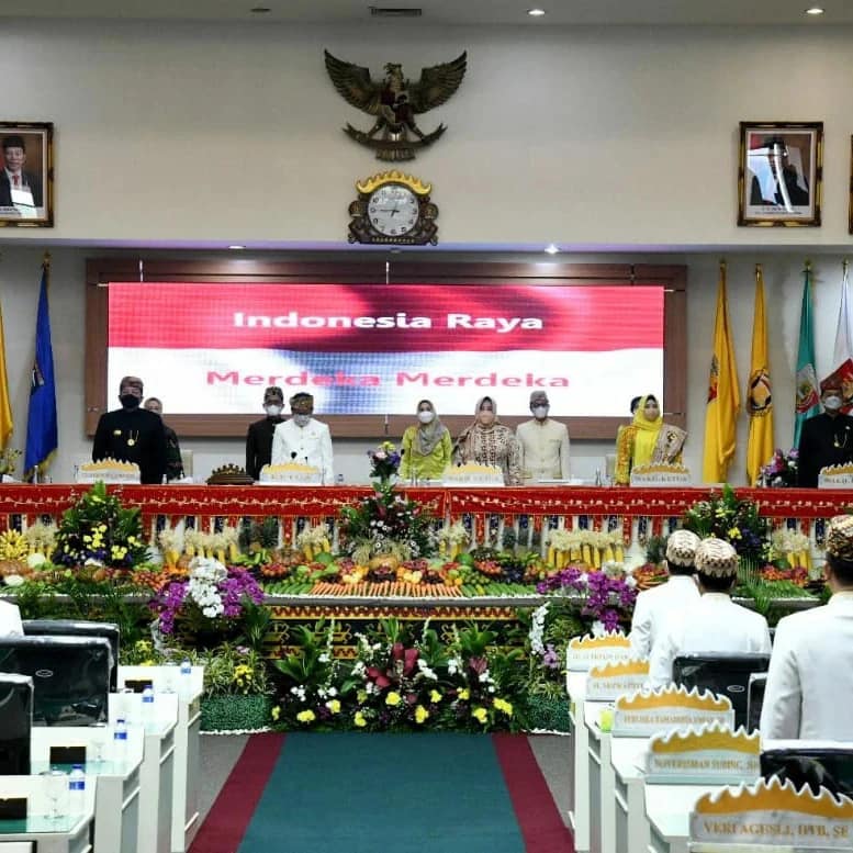 Mingrum Gumay Pimpin Rapat Istimewa Peringatan HUT ke-58 Lampung