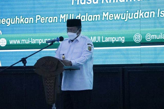 Gubernur Arinal Ajak MUI Bersinergi Dalam Penangulangan dan Penanganan Pandemi