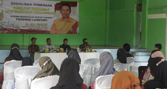 Di Lampung Timur, Ali Imron Ajak Generasi Muda Perkuat Wawasan Kebangsaan