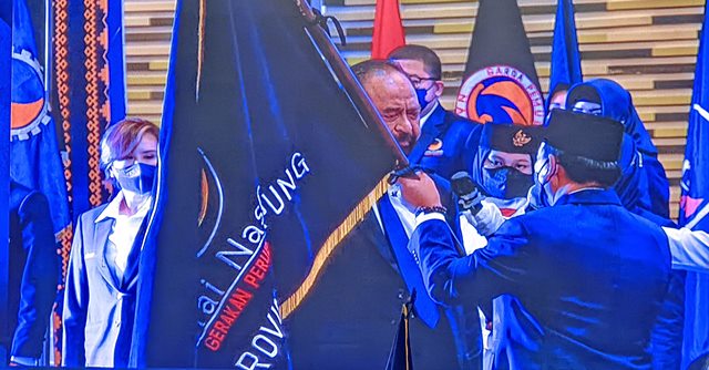 Lantik Pengurus DPW Nasdem Lampung, Ini Pesan Surya Paloh