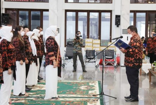 Riana Sari Dikukuhkan Sebagai Ketua Umum Persatuan Komunitas Disabilitas Provinsi Lampung