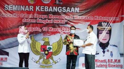 Wakil Ketua MPR RI Isi Seminar Kebangsaan di Kabupaten Tulangbawang