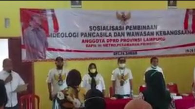F.X. Siman Sosialisasi Ideologi Pancasila – Wawasan Kebangsaan di Pringsewu