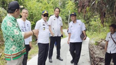 Kadis Dikbud Sulpakar Cek Lokasi Pembangunan SMA/SMK di Pulau Tabuan Tanggamus