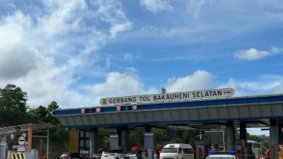 17.790 Kendaraan Lintasi Tol Trans Sumatera pada H-3 Lebaran
