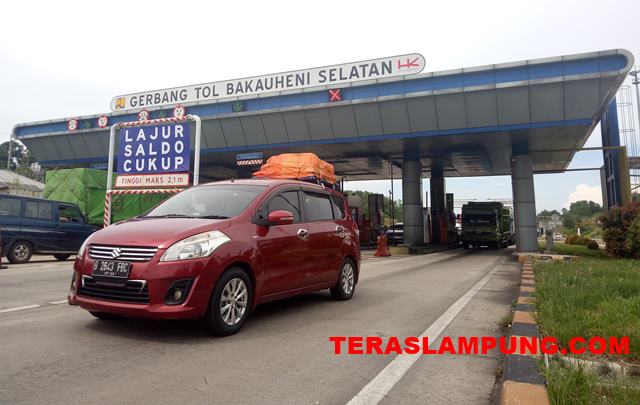H-5 Idul Fitri, Jalan Tol Lampung Mulai Ramai Dilalui Pemudik