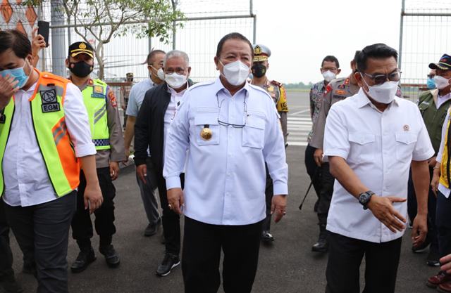 Kepala Staf Presiden Tinjau Persiapan Arus Mudik di Lampung