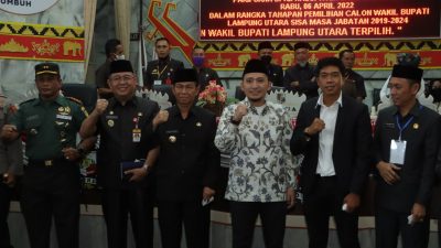 ‘Borong’ Semua Suara, Ardian Saputra Terpilih Sebagai Wabup Lampura