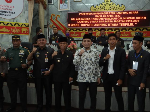 ‘Borong’ Semua Suara, Ardian Saputra Terpilih Sebagai Wabup Lampura