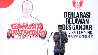 Relawan Desa di Lampung Dukung Ganjar Pranowo Jadi Presiden 2024