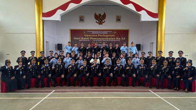Lapas Kotaagung Gelar Peringatan Hari Bakti Pemasyarakatan