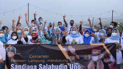 Ciptakan Lapangan Kerja, UMKM dan Petani di Lampung Dukung Sandiaga Uno Maju Pilpres 2024