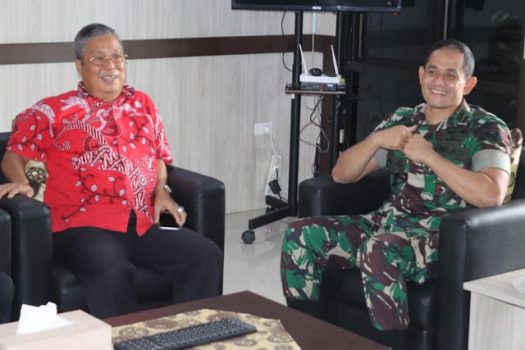 PSMTI Serahkan Bantuan Sembako kepada Kodim Bandarlampung