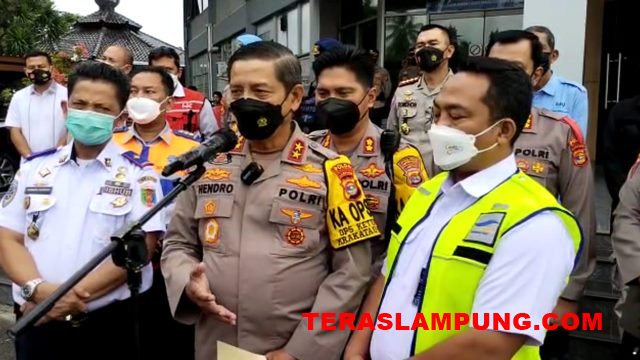 Ini Strategi yang Disiapkan Polda Lampung Hadapi Lonjakan Arus Balik Mudik Lebaran