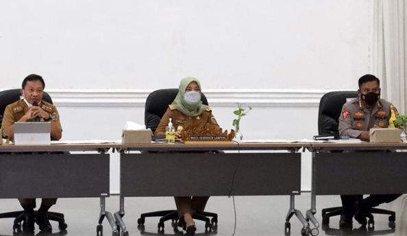 Pastikan Kesiapan Jelang Mudik Idul Fitri 1443 H, Pemprov Lampung Rapat Bersama Instansi Terkait