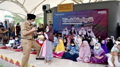 Walikota Metro dan Bunda Literasi Kota Metro Hadiri Literasi Ramadhan