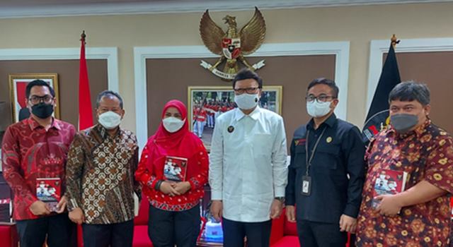 Persiapan HUT Apeksi, Walikota Eva Dwiana Silaturahmi dengan Menpan RB