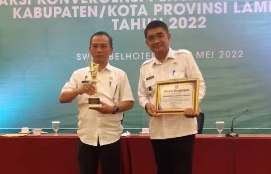 Lampung Tengah Raih Predikat Satu Konvergensi Penurunan Stunting Tahun 2022