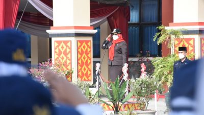 Peringatan Hardiknas di Bandarlampung, Ini Pesan Mendikbud Nadiem Makarim