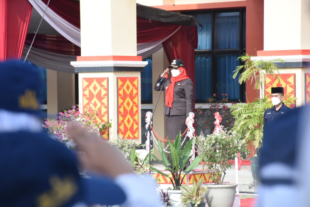 Peringatan Hardiknas di Bandarlampung, Ini Pesan Mendikbud Nadiem Makarim