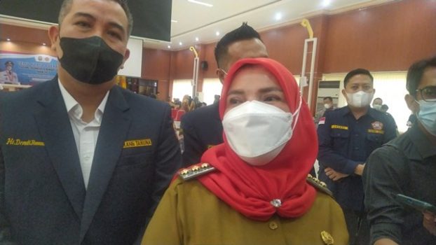 Eva Dwiana Berharap Pengurus Karang Taruna Dukung Pemkot Bandarlampung Atasi Masalah Kebersihan