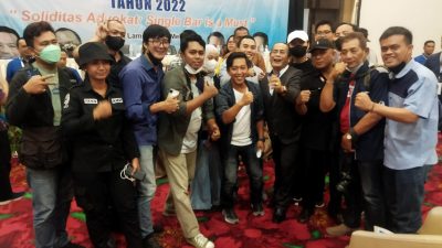 Bey Sujarwo Terpilih Sebagai Ketua DPC Peradi Bandarlampung 2022-2027