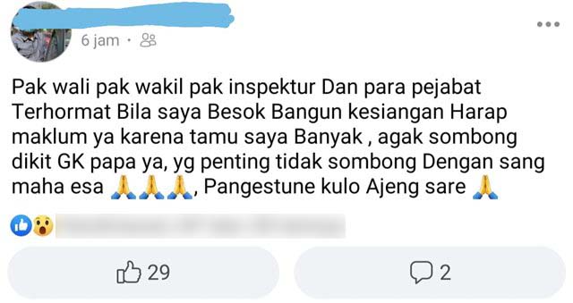 Soal Kerja Hari Pertama, Walikota Metro Tanggapi Postingan tak Pantas ASN di Medsos