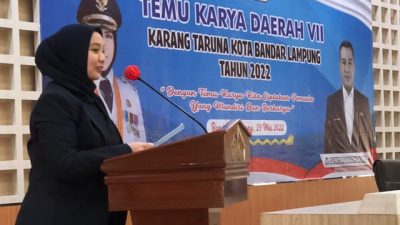 Rahmawati Herdian Terpilih Sebagai Ketua Karang Taruna Kota Bandarlampung