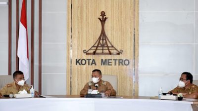 Wakil Walikota Metro Pimpin Rapat Evaluasi Covid-19