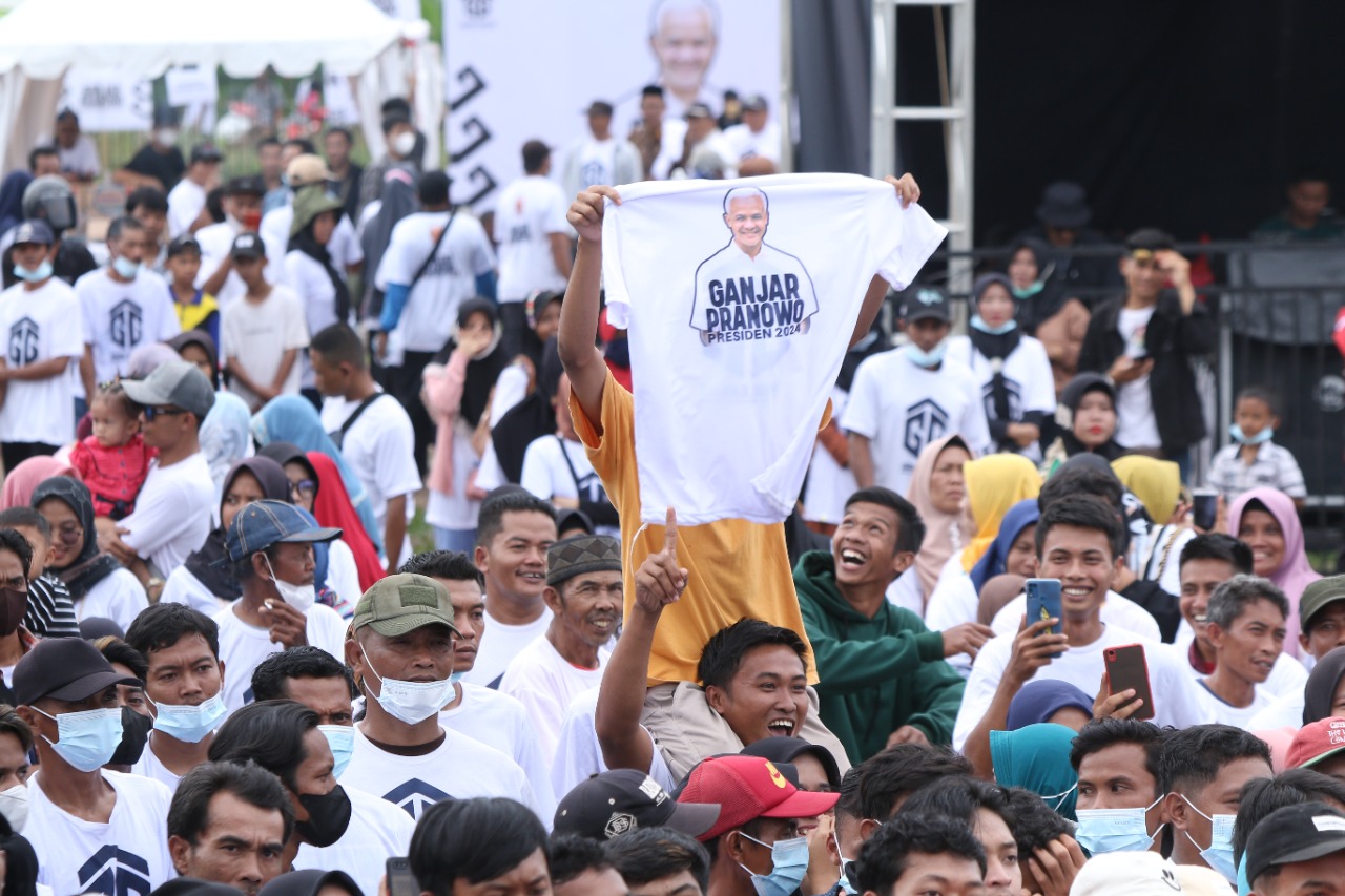 Dukungan Masyarakat Kian Kuat, Ribuan Warga Lampung Jadi Pusat Gerakan Rakyat Desa (Gardu) Ganjar