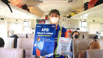 PT KAI Divre IV Tanjungkarang Kampanye Cegah Tindak Kekerasan Seksual di Kereta Api