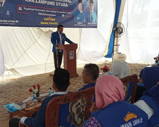 Rakerda DPD PAN Lampung Utara Bahas Capres 2024