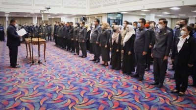 Lantik 65 Pejabat Tinggi Pratama, Ini Pesan Gubernur Lampung