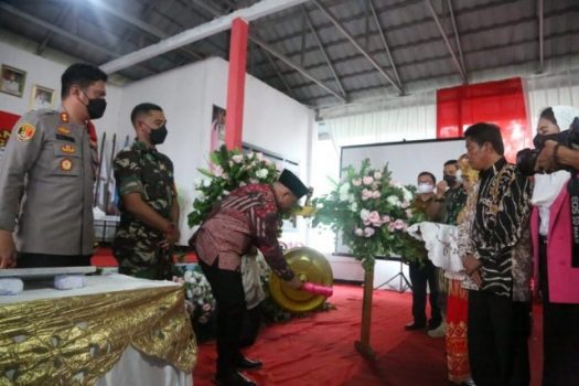 Resmikan Kampung Pancasila, Ini Pesan Bupati Lampung Selatan Nanang Ermanto