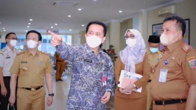 Kunjungi Samsat Lampung, Dirjen Keuangan Daerah Kemendagri Apresiasi e-Samdes dan L-Smart