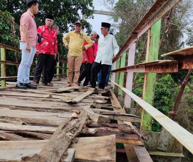 Jembatan Way Pangubuan Lamteng Rusak, Ini Kata Ketua DPRD Lampung