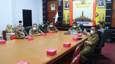Pemprov Lampung Ikuti Acara Penandatanganan MoU Percepatan Penyelenggaraan Mal Pelayanan Publik