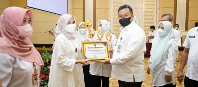 Lampung Selatan Raih Dua  Penghargaan dalam Aksi Konvergensi Penurunan Stunting