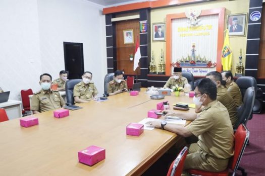 Pemprov Lampung Mengikuti Rapat Koordinasi Percepatan Realisasi APBD 2022