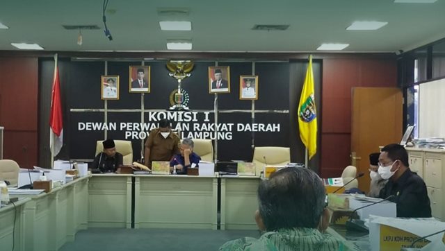 Soal Konflik Tanah Adat, Komisi I DPRD Lampung Gelar RDP dengan Inhutani dan PT PSMI