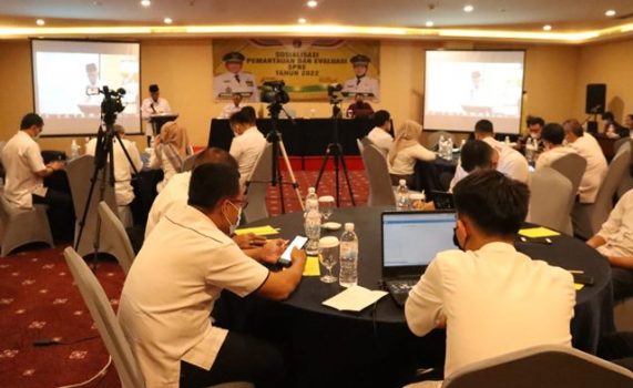 Pemprov Sosialisasi Pemantauan dan Evaluasi Sistem Pemerintahan Berbasis Elektronik 