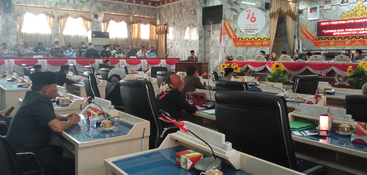Tidak Kuorum, Sidang Paripurna LKPj Bupati Lampura Tetap Dilanjutkan