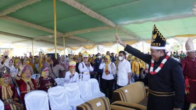 Musa Ahmad Hadiri Acara Bunga Kampung Kecamatan Bumi Nabung