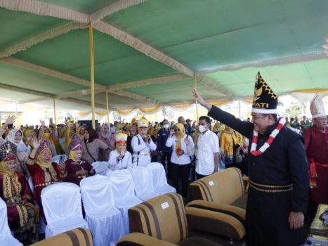 Musa Ahmad Hadiri Acara Bunga Kampung Kecamatan Bumi Nabung