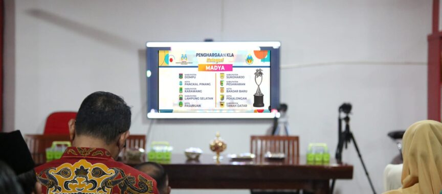 Lampung Selatan Raih Penghargaan Kabupaten Layak Anak Kategori Madya