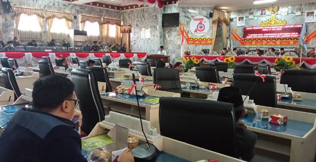 LPj APBD 2021, DPRD Lampura Berikan Belasan Catatan