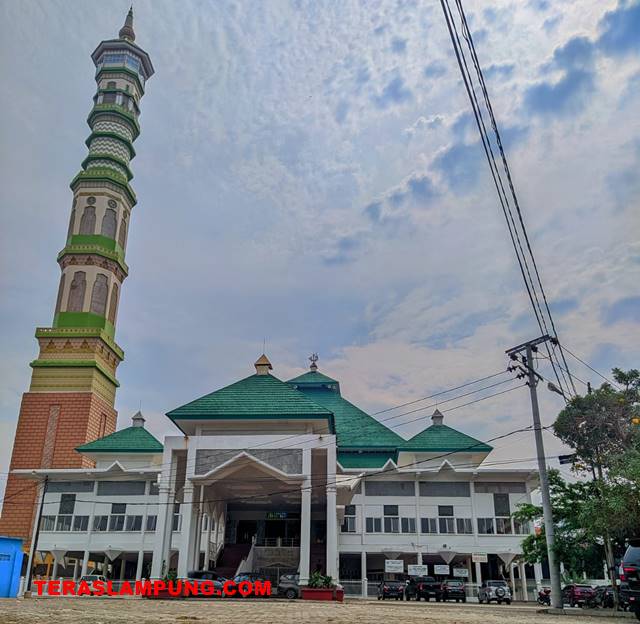 Lift Rusak Sudah Diperbaiki, Menara Masjid Al Furqon Bandarlampung Masih Belum Dimanfaat untuk Wisata Religi