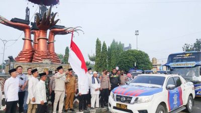 Bupati Musa Ahmad Lepas Calon Jamaah Haji Lamteng Kloter 7