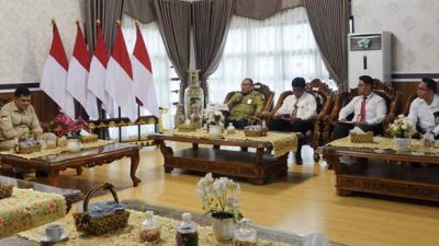 Bupati Lamteng Terima Kunjungan Kepala OJK Lampung